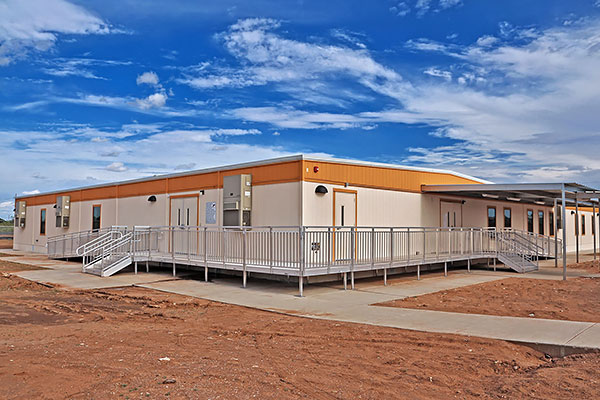 STEM Academy at UTPB modular school building