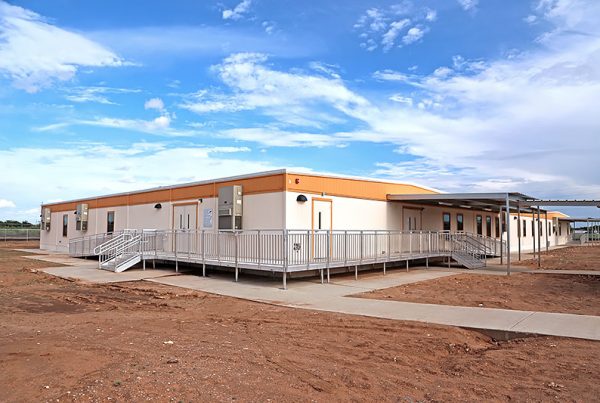 University of Texas at Permian Basin STEM school modular building